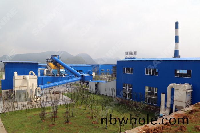 貴州年(nian)處理300萬噸(dun)建築(zhu)垃(la)圾處理生産線